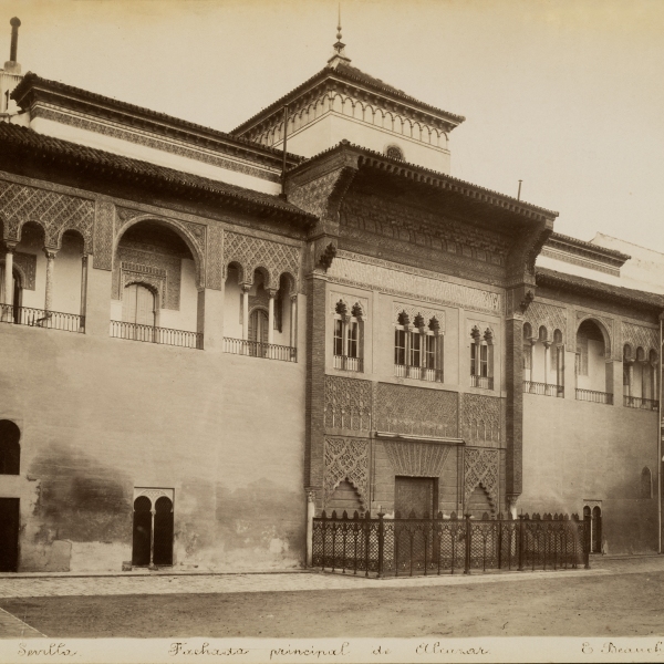 Emilio Beauchy, Sevilla_Fachada principal del Alcázar